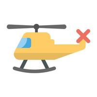 trendige Helikopter-Konzepte vektor