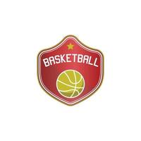 Logo des Basketballsportteams vektor