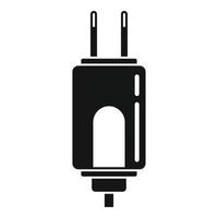 Smartphone-Ladegerät-Symbol einfacher Vektor. Batterieladung vektor