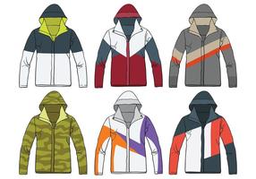 Windbreaker Vector Icons