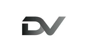 dv logotyp design. första dv brev logotyp design monogram vektor design proffs vektor.