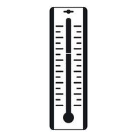 Thermometer mit Grad-Symbol, einfacher Stil vektor