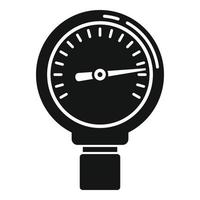 Pumpe Manometer Symbol einfacher Vektor. Gasdruck vektor