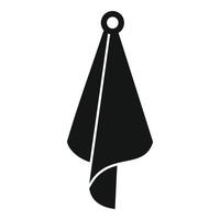 Taschentuch-Symbol einfacher Vektor. Serviettentuch vektor