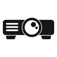 Filmprojektor-Symbol einfacher Vektor. film kino vektor