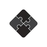 Puzzle-Icon-Vektor vektor