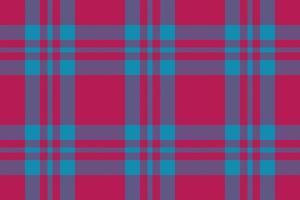 Vektor-Textur-Stoff. Überprüfen Sie nahtloses Plaid. Hintergrund Tartanmuster Textil. vektor