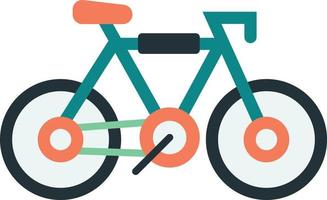 cykel illustration i minimal stil vektor