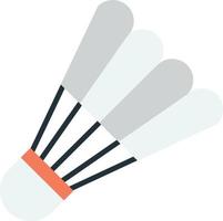 badminton boll illustration i minimal stil vektor