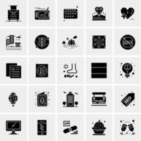 25 universelle Business-Icons Vektor kreative Icon-Illustration zur Verwendung in Web- und Mobilprojekten