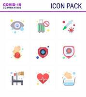 einfacher satz von covid19 schutz blau 25 icon pack symbol enthalten gesundheitsvirus dropper covid bakterien virales coronavirus 2019nov krankheitsvektordesignelemente vektor