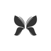 Beauty-Schmetterling-Logo-Vorlage Vektor-Symbol vektor