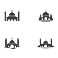 moské moslem ikon vektor illustration design