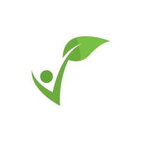 eco träd blad logotyp vektor