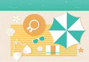 Gratis Vector Sommar Illustration