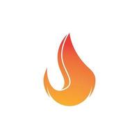 Feuer Flamme Logo Vorlage Vektorsymbol Logo für Öl, Gas und Energie vektor