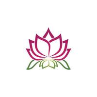 Beauty Lotus Logo Bilder vektor