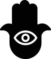 Hamsa-Vektor-Icon-Design vektor