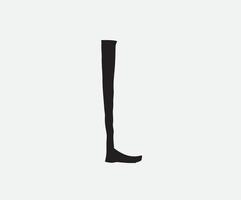 representation av de brev l som en mänsklig ben. illustration l brev ikon. l brev logotyp mall vektor ikon design. första l logotyp.