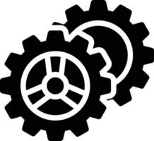 Cogs-Vektor-Icon-Design vektor