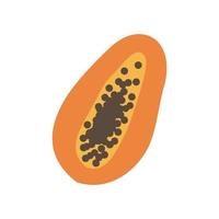 vektor illustration av papaya frukt