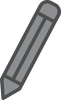 Bleistift-Alt-Vektor-Icon-Design vektor
