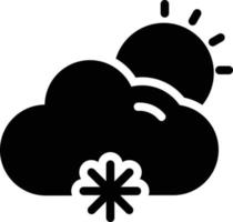 Cloud-Fleischbällchen-Vektor-Icon-Design vektor