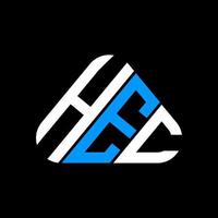 hec brev logotyp kreativ design med vektor grafisk, hec enkel och modern logotyp.