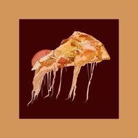 Fast-Food-Pizza-Vektor vektor