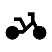 Fahrradsymbol und Fahrradbild vektor