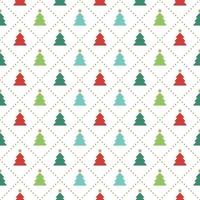 netter fröhlicher weihnachtsbaum roter grüner blauer weihnachtsbaum strichlinie diagonaler streifen gestreifte linie neigung kariertes kariertes tartan büffel scott karierter hintergrund nahtloses muster für weihnachtsfest vektor