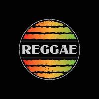 Reggae-Illustrationstypografie. perfekt für T-Shirt-Design vektor