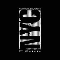 new york city typografi vektor t-shirt design