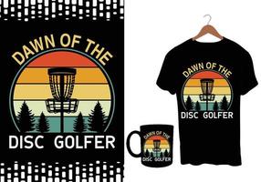 Disc-Golf-Vektor-T-Shirts-Design vektor