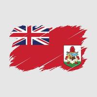 Bermuda-Flaggenbürste vektor