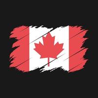 Kanada Flagge Pinsel vektor