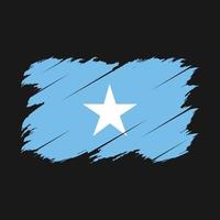 somalia flagge bürste vektor