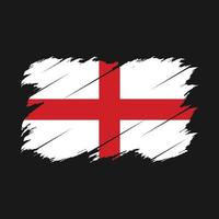 England-Flagge-Pinsel vektor