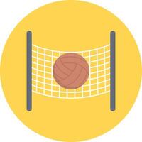 volleyboll vektor illustration på en bakgrund. premium kvalitet symbols.vector ikoner för koncept och grafisk design.