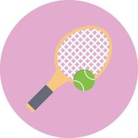 tennisspiel-vektorillustration auf einem hintergrund. hochwertige symbole. vektorikonen für konzept und grafikdesign. vektor