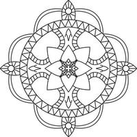 mandala färg sida grafisk vektor