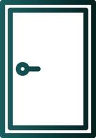 Tür geschlossen Vektor-Icon-Design vektor