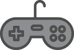 Gamepad-Vektor-Icon-Design vektor