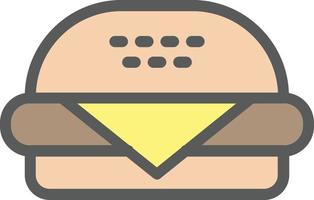 Hamburger-Vektor-Icon-Design vektor