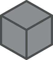 kub vektor ikon design