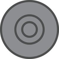 Vinyl-Vektor-Icon-Design aufzeichnen vektor