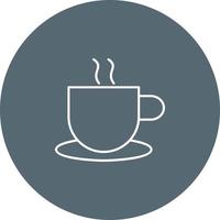Einzigartiges Vektorsymbol für heißen Kaffee vektor