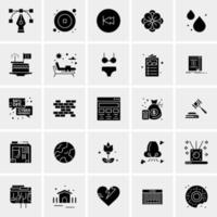 25 universelle Business-Icons Vektor kreative Icon-Illustration zur Verwendung in Web- und Mobilprojekten