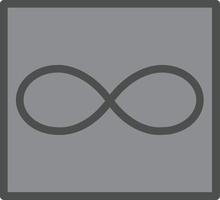 Infinity-Vektor-Icon-Design vektor