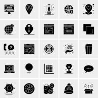 25 universelle Business-Icons Vektor kreative Icon-Illustration zur Verwendung in Web- und Mobilprojekten